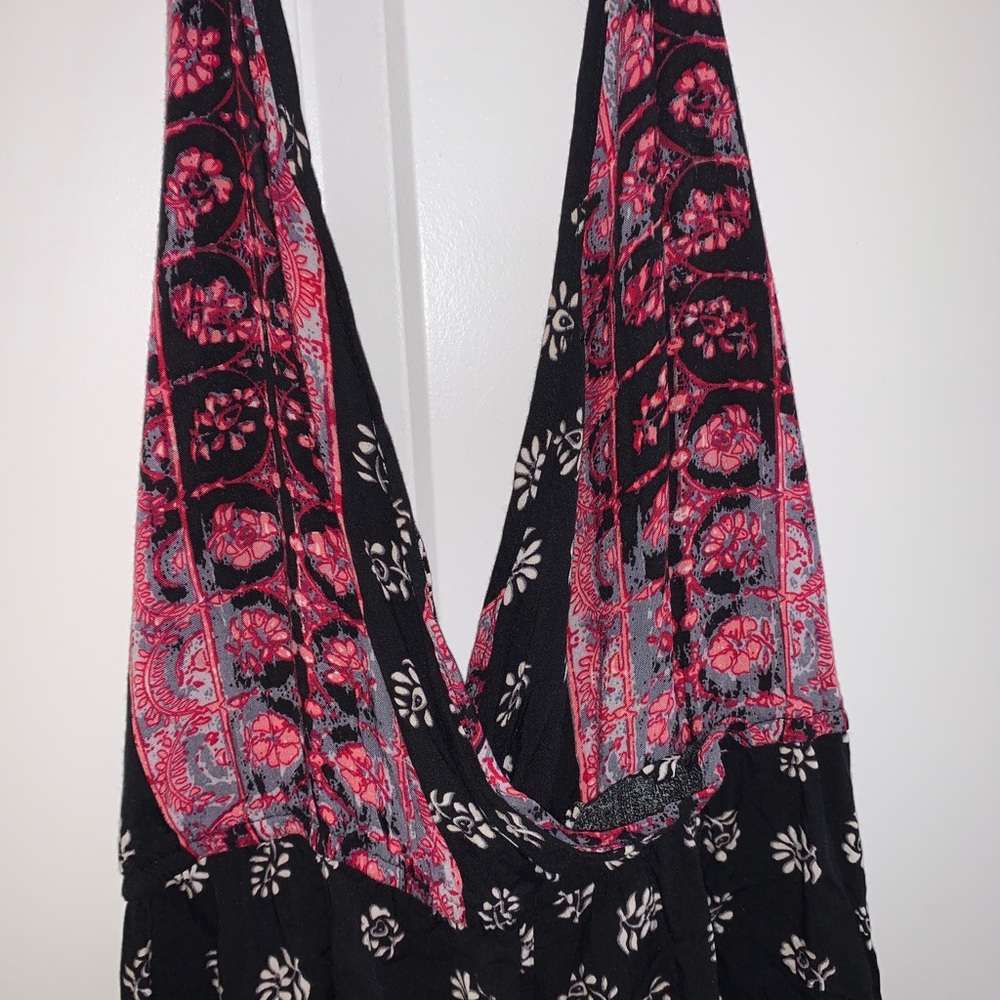 Patterned Halter Romper - image 4